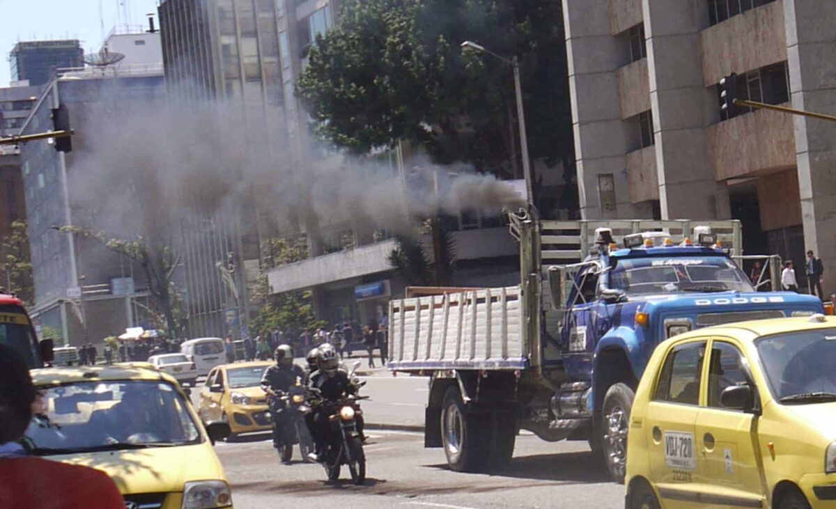 Pollution in Bogota Spinny