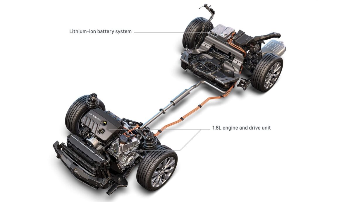 Hybrid Technology : Chevrolet Malibu Hybrid Schematic